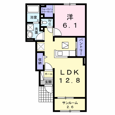 コンフォート・ＫⅢ 102【管理NO：1-020620601-01020】 ★家具家電は申し込み後に搬入します★ ★2026年10月中旬入居可能★の外観画像