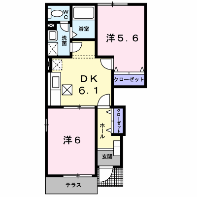 フューチャー　コート　Ｂ 101【管理NO：1-012201402-01010】 ★家具家電は申し込み後に搬入します★の外観画像