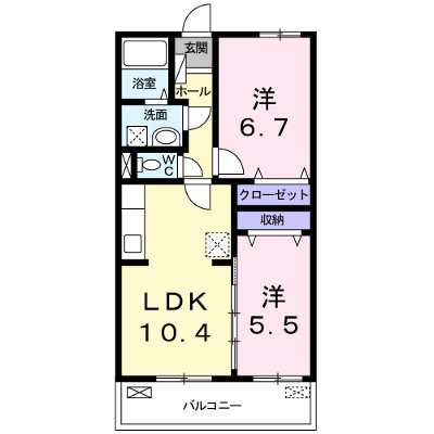 クリスタル・ハウスＢ 302【管理NO：1-019729902-03020】 ★家具家電は申し込み後に搬入します★ ★2026年08月下旬入居可能★の外観画像