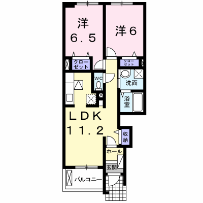 シャン・ド・フルールＣ 103【管理NO：1-015061901-01030】 ★家具家電は申し込み後に搬入します★ ★2026年09月上旬入居可能★の外観画像
