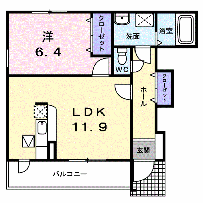 Ｔｉｍｅｓ　Ｃ．Ｓ 101【管理NO：1-015427601-01010】 ★家具家電は申し込み後に搬入します★ ★2026年09月中旬入居可能★の外観画像