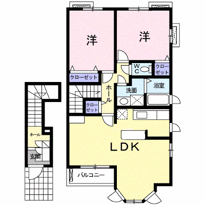クラール安東Ａ 203【管理NO：1-013671901-02030】 ★家具家電は申し込み後に搬入します★ ★2026年08月下旬入居可能★の外観画像