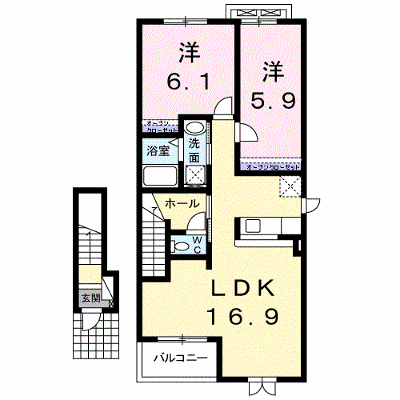 セレーノＦ 205【管理NO：1-018645801-02040】 ★家具家電は申し込み後に搬入します★ ★2026年08月中旬入居可能★の外観画像