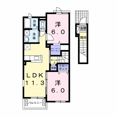 プラシード 202【管理NO：1-019627601-02020】 ★家具家電は申し込み後に搬入します★ ★2026年09月上旬入居可能★の外観画像