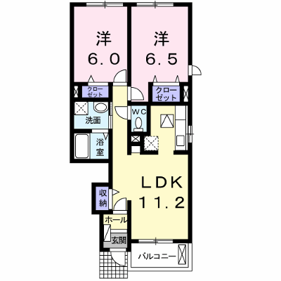 クルミ 103【管理NO：1-018216501-01030】 ★家具家電は申し込み後に搬入します★ ★2026年10月上旬入居可能★の外観画像