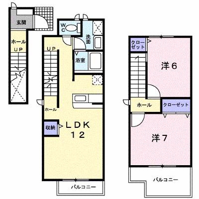グリーン・パーク　Ａ 205【管理NO：1-012272501-02040】 ★家具家電は申し込み後に搬入します★ ★2026年09月下旬入居可能★の外観画像