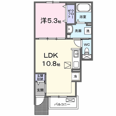 パフューム１７５ 103【管理NO：1-028016501-01030】 ★家具家電は申し込み後に搬入します★ ★2026年10月中旬入居可能★の外観画像