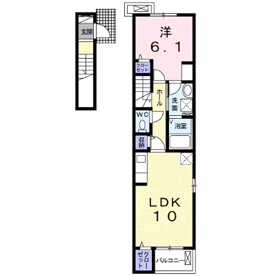 プレミレント 201【管理NO：1-025362201-02010】 ★家具家電は申し込み後に搬入します★ ★2026年09月上旬入居可能★の外観画像