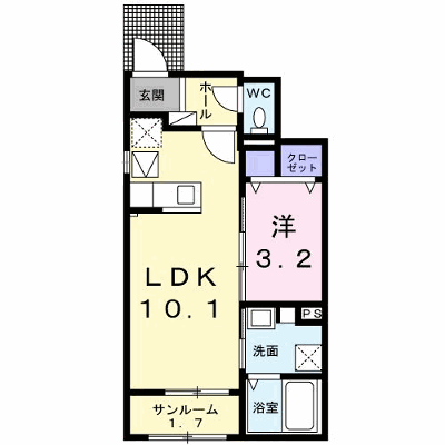 ジェイ・ジェイ（Ｊ・Ｊ）１ 103【管理NO：1-027102601-01030】 ★家具家電は申し込み後に搬入します★ ★2026年09月中旬入居可能★の外観画像