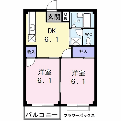 パークサイド板倉 203【管理NO：1-001177401-02030】 ★家具家電は申し込み後に搬入します★ ★2026年08月下旬入居可能★の外観画像