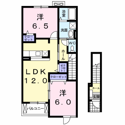 ヴェリテ・ボー　Ⅱ 201【管理NO：1-014060302-02010】 ★家具家電は申し込み後に搬入します★ ★2026年09月中旬入居可能★の外観画像
