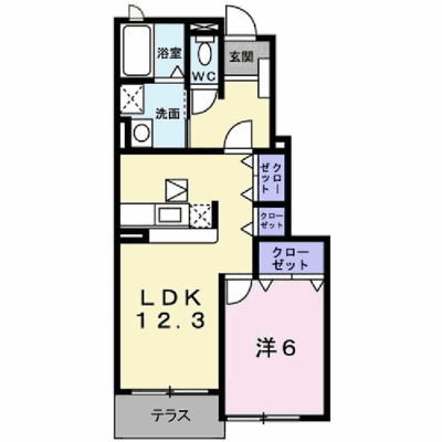 エーデル緑ヶ丘Ｄ 102【管理NO：1-013081001-01020】 ★家具家電は申し込み後に搬入します★ ★2026年09月中旬入居可能★の外観画像