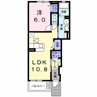 クレールコートⅡ 101【管理NO：1-022179101-01010】 ★家具家電は申し込み後に搬入します★ ★2026年09月中旬入居可能★の外観画像