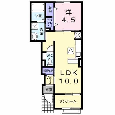 グリーンヴィラⅢ 102【管理NO：1-020937901-01020】 ★家具家電は申し込み後に搬入します★ ★2026年10月中旬入居可能★の外観画像
