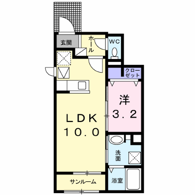 ミニョン　ノンブリル川之江Ｂ 105【管理NO：1-024343602-01040】 ★家具家電は申し込み後に搬入します★ ★2026年09月下旬入居可能★の外観画像