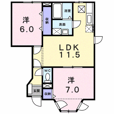 Ｗｏｏｄ　Ｐａｒｋ　Ｎ　Ｂ 102【管理NO：1-007110502-01020】 ★家具家電は申し込み後に搬入します★の外観画像