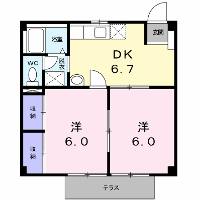 ニューシティ東赤坂 103【管理NO：1-002857901-01030】 ★家具家電は申し込み後に搬入します★ ★2026年09月中旬入居可能★の外観画像