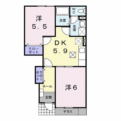 マックスシティⅠ 102【管理NO：1-011869301-01020】 ★家具家電は申し込み後に搬入します★ ★2026年09月中旬入居可能★の外観画像