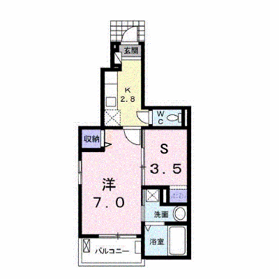 アルカンシエル 102【管理NO：1-019291501-01020】 ★家具家電は申し込み後に搬入します★ ★2026年08月下旬入居可能★の外観画像