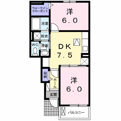 グランコリーヌ　Ⅰ 103【管理NO：1-019938501-01030】 ★家具家電は申し込み後に搬入します★の外観画像
