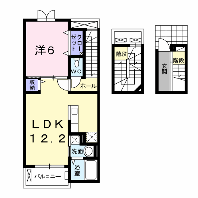 ティーダ安在野 302【管理NO：1-017401201-03020】 ★家具家電は申し込み後に搬入します★ ★2026年09月中旬入居可能★の外観画像