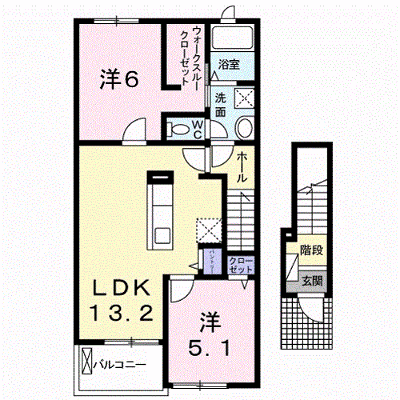 ラ・カーザ　ドルチェ　Ⅱ 202【管理NO：1-023987502-02020】 ★家具家電は申し込み後に搬入します★ ★2026年09月下旬入居可能★の外観画像