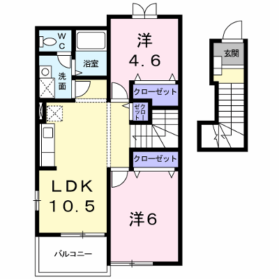 ニュ－ドリ－ムＳ・ＫⅡ 203【管理NO：1-012227202-02030】 ★家具家電は申し込み後に搬入します★ ★2026年09月中旬入居可能★の外観画像