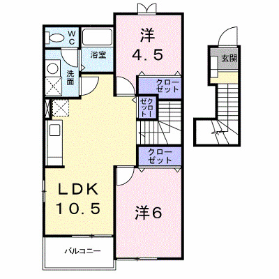 Ｌｕｃｋｙ・ＴｅｎⅡ 202【管理NO：1-012155902-02020】 ★家具家電は申し込み後に搬入します★の外観画像