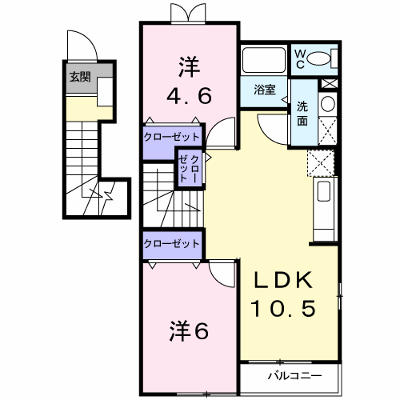 Ｌｕｃｋｙ・ＴｅｎⅡ 201【管理NO：1-012155902-02010】 ★家具家電は申し込み後に搬入します★の外観画像