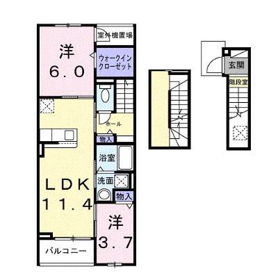 カーサルーチェ 303【管理NO：1-028453701-03030】 ★家具家電は申し込み後に搬入します★ ★2026年09月中旬入居可能★の外観画像