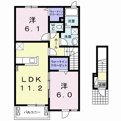 Ｃｏｔｔｏｎ　Ｒｏｓｅ　壱番館 202【管理NO：1-019667301-02020】 ★家具家電は申し込み後に搬入します★ ★2026年09月中旬入居可能★の外観画像