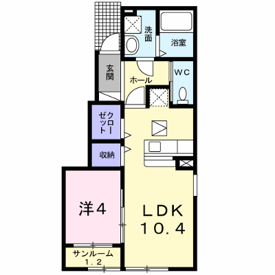 ラ・カサ・フェリーチェ 101【管理NO：1-017545001-01010】 ★家具家電は申し込み後に搬入します★ ★2026年09月中旬入居可能★の外観画像