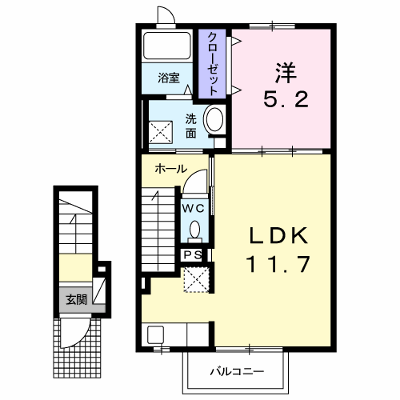グレイス高松Ⅱ 204【管理NO：1-023140701-02040】 ★家具家電は申し込み後に搬入します★ ★2026年09月下旬入居可能★の外観画像