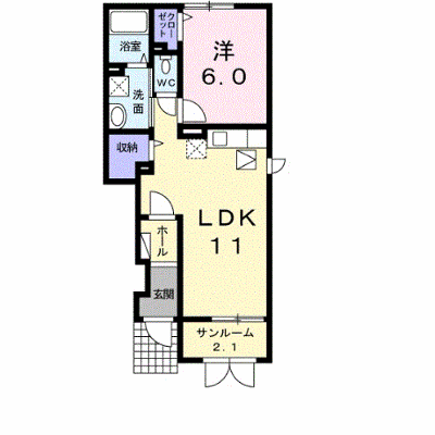 グローリーアカヒラ 103【管理NO：1-099400701-01030】 ★家具家電は申し込み後に搬入します★の外観画像