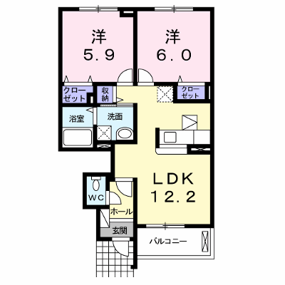春風Ⅱ 102【管理NO：1-020473102-01020】 ★家具家電は申し込み後に搬入します★ ★2026年09月下旬入居可能★の外観画像