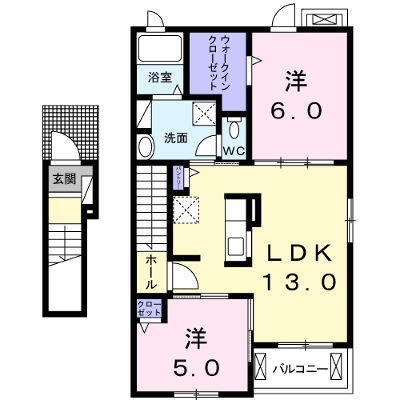 エレガンツァ　フィオーレ 201【管理NO：1-023201501-02010】 ★家具家電は申し込み後に搬入します★ ★2026年09月下旬入居可能★の物件写真1