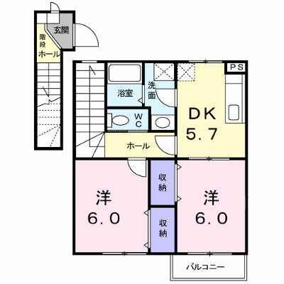 ソフロ・カトレア 203【管理NO：1-011522501-02030】 ★家具家電は申し込み後に搬入します★ ★2026年09月下旬入居可能★の外観画像