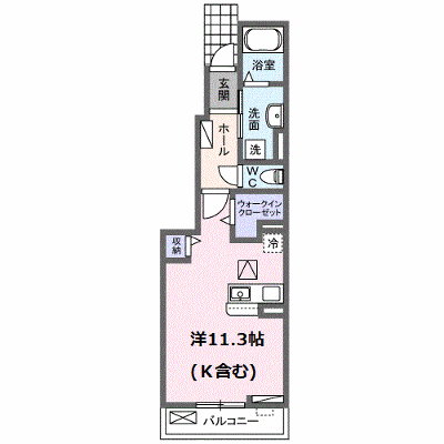 フェルマータＯＨ 103【管理NO：1-027019301-01030】 ★家具家電は申し込み後に搬入します★ ★2026年09月中旬入居可能★の外観画像