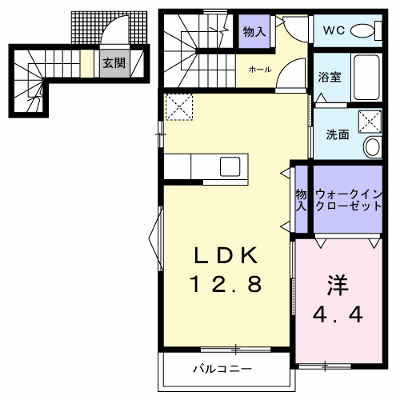 シエラ 201【管理NO：1-099370001-02010】 ★家具家電は申し込み後に搬入します★ ★2026年09月中旬入居可能★の外観画像