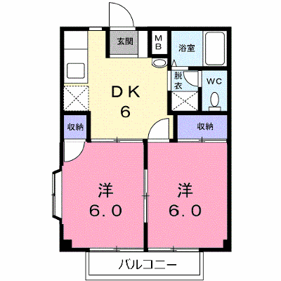 エルディム藤浪Ⅱ 203【管理NO：1-004257401-02030】 ★家具家電は申し込み後に搬入します★の外観画像