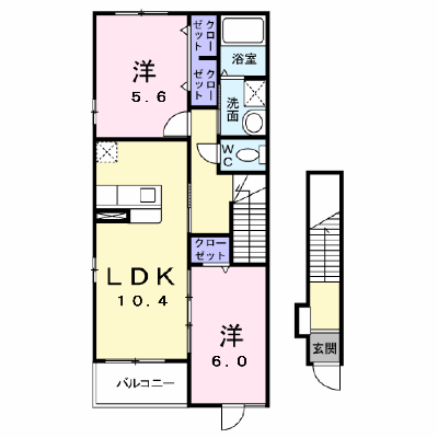 カーサ　リベーラ 201【管理NO：1-015110201-02010】 ★家具家電は申し込み後に搬入します★ ★2026年09月中旬入居可能★の外観画像
