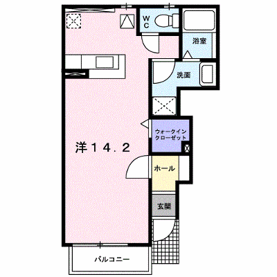 クレメント 102【管理NO：1-012987601-01020】 ★家具家電は申し込み後に搬入します★ ★2026年10月中旬入居可能★の外観画像