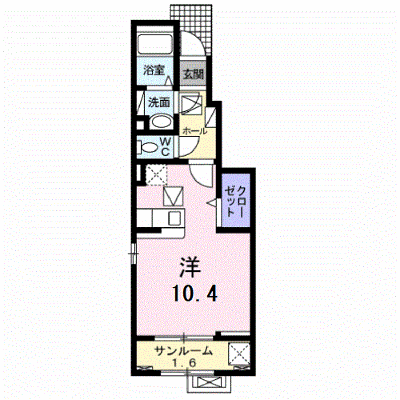 アドラブール 105【管理NO：1-025215901-01040】 ★家具家電は申し込み後に搬入します★の外観画像