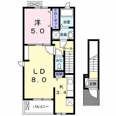 アクアサイド　弐番館 201【管理NO：1-020700402-02010】 ★家具家電は申し込み後に搬入します★ ★2026年09月下旬入居可能★の外観画像