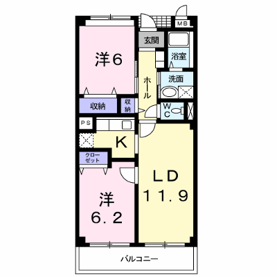 メゾンド　フォンテーヌ 402【管理NO：1-010953001-04020】 ★家具家電は申し込み後に搬入します★の外観画像