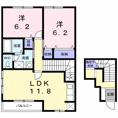 エテルネルＢ 201【管理NO：1-012403602-02010】 ★家具家電は申し込み後に搬入します★ ★2026年09月中旬入居可能★の外観画像