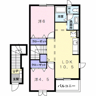 アンソレイエＢ 203【管理NO：1-011578102-02030】 ★家具家電は申し込み後に搬入します★ ★2026年09月中旬入居可能★の外観画像