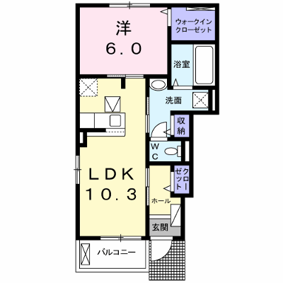 ＢＬＯＯＭ　Ⅰ 101【管理NO：1-024449201-01010】 ★家具家電は申し込み後に搬入します★ ★2026年10月中旬入居可能★の外観画像