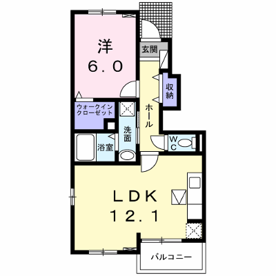 エレガンシアＦ 102【管理NO：1-018499101-01020】 ★家具家電は申し込み後に搬入します★ ★2026年09月中旬入居可能★の外観画像