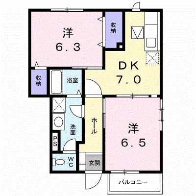 Ｆｏｕｒ　Ｓｅａｓｏｎｓ 104【管理NO：1-009540001-01040】 ★家具家電は申し込み後に搬入します★ ★2026年09月中旬入居可能★の外観画像